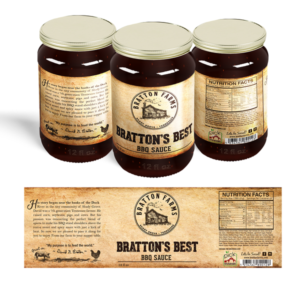 BBQ Sauce Labels