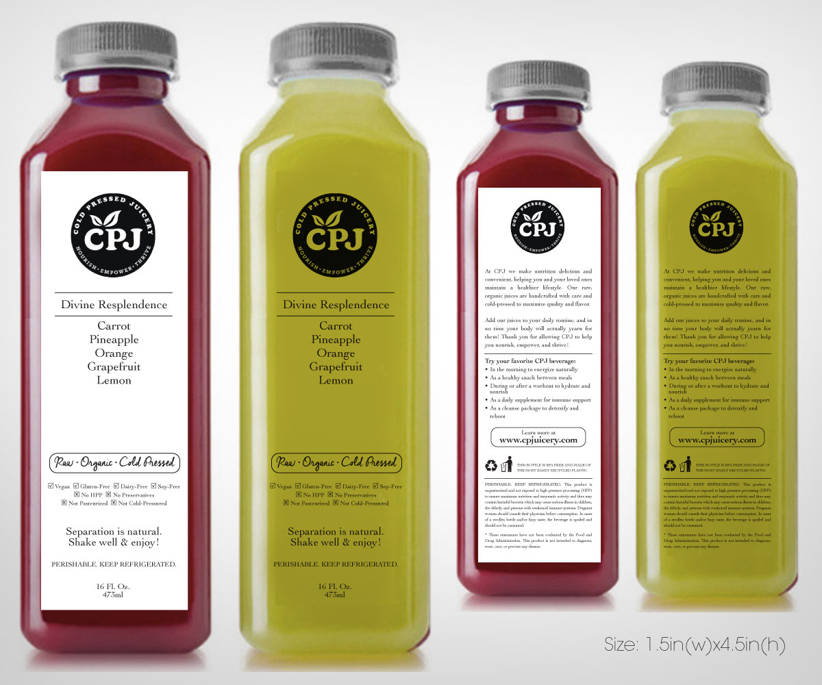 Juice Labels